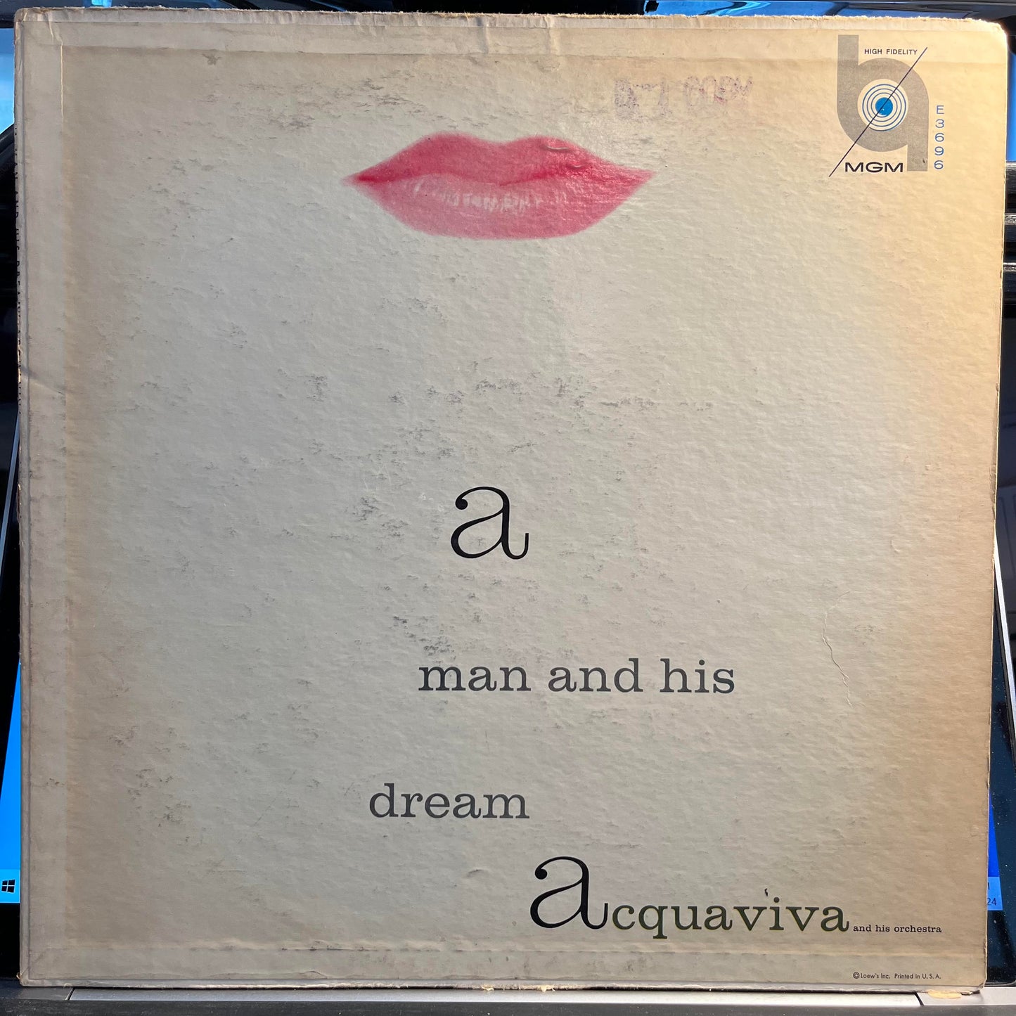 Acquaviva And His Orchestra - A Man And His Dream *PROMO* | Very Good (VG) Very Good (VG) - JAZZ / USED *VERY GOOD*
