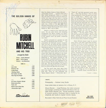 The Rubin Mitchell Trio - The Golden Hands Of Rubin Mitchell | Very Good Plus (VG+) Near Mint (NM) - JAZZ / USED *VERY GOOD+*