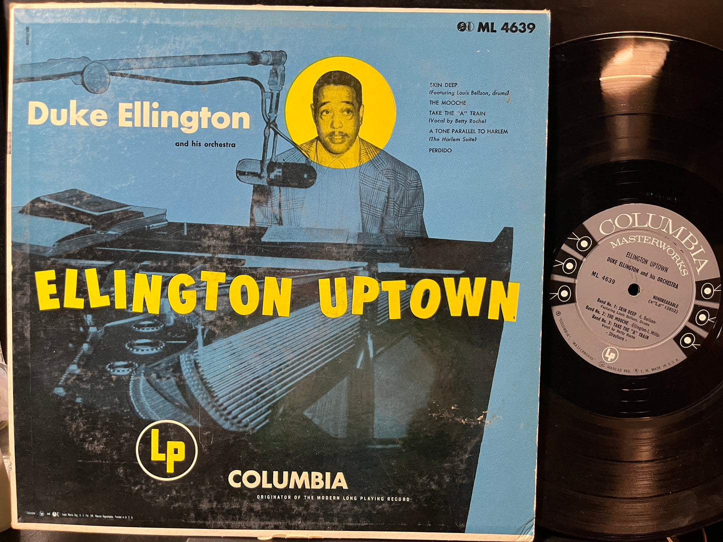 Duke Ellington And His Orchestra - Ellington Uptown (VINYL LP) | Very Good Plus (VG+) Very Good Plus (VG+) - JAZZ / USED *VERY GOOD+*
