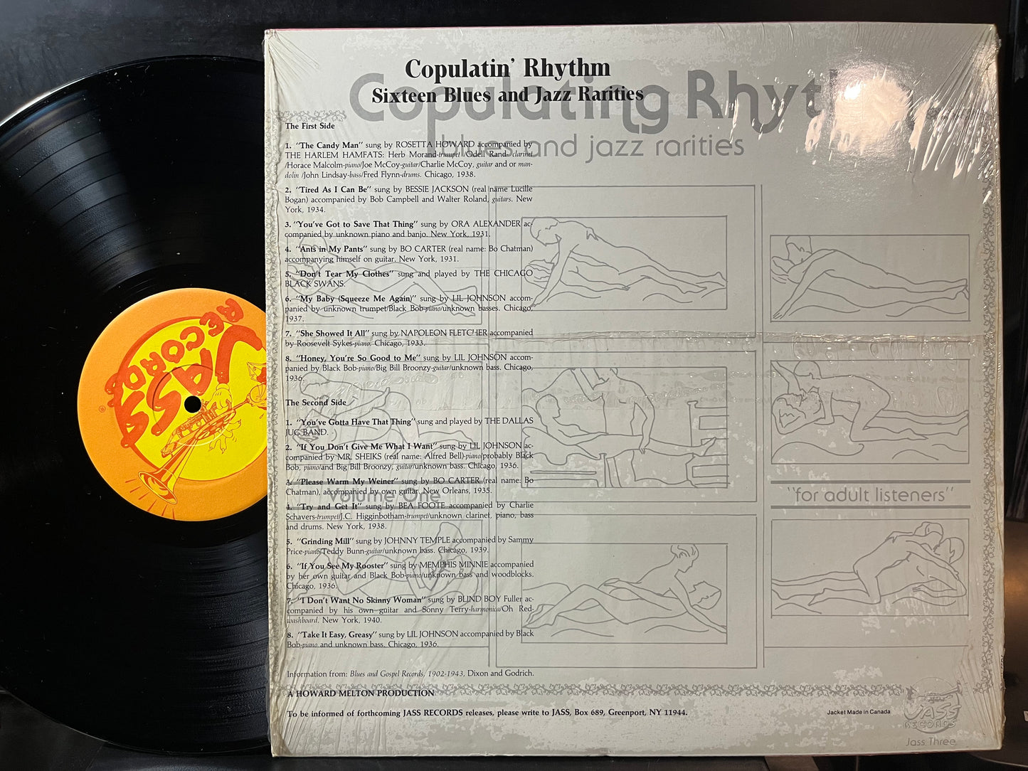 Various - Copulating Rhythm Volume One (VINYL LP) | Near Mint (NM or M-) Near Mint (NM) - JAZZ / USED *NEAR MINT*