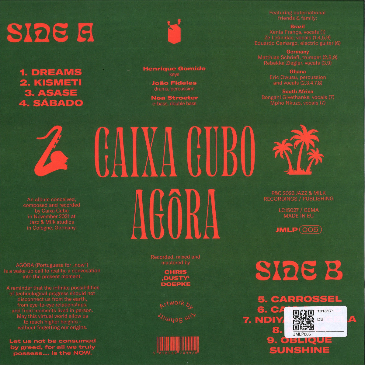 Caixa Cubo - Agôra (VINYL LP Jazz & Milk) | NEW - JAZZ/WORLD *NEW*