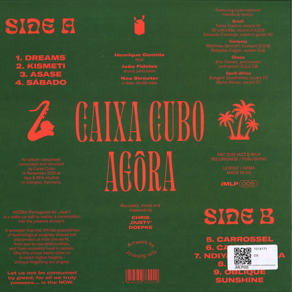 Caixa Cubo - Agôra (VINYL LP Jazz & Milk) | NEW - JAZZ/WORLD *NEW*