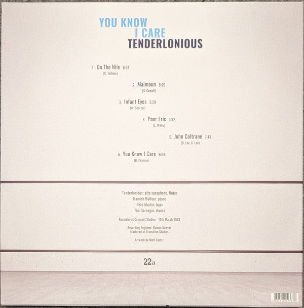 Tenderlonious - You Know I Care | Mint (M) Mint (M) - JAZZ