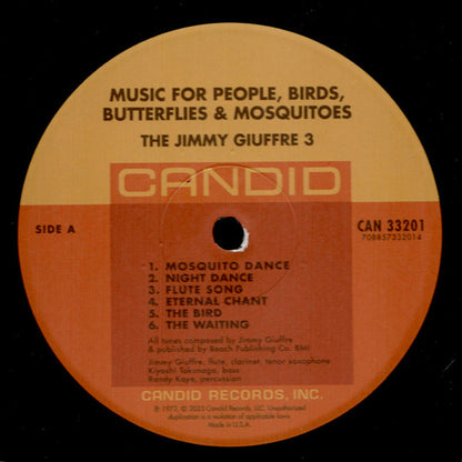 The Jimmy Giuffre Trio - Music For People, Birds, Butterflies & Mosquitoes | Mint (M) Mint (M) - JAZZ *SEALED*