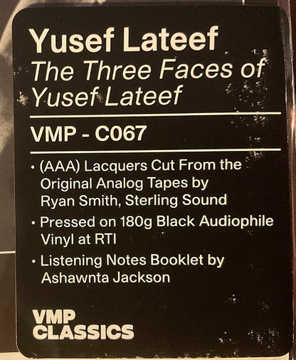 The Three Faces of Yusef Lateef | Mint (M) Mint (M) - JAZZ *VMP/AUDIOPHILE*