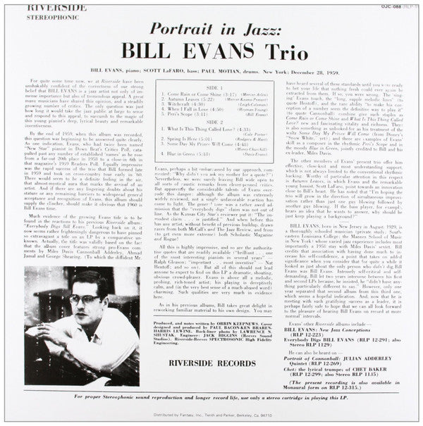 Portrait In Jazz | Mint (M) Mint (M) - JAZZ
