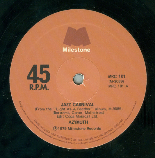 Jazz Carnival / Fly Over The Horizon (VINYL) | Mint (M) Generic