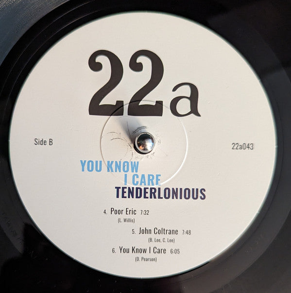 Tenderlonious - You Know I Care | Mint (M) Mint (M) - JAZZ