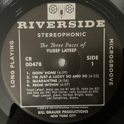 The Three Faces of Yusef Lateef | Mint (M) Mint (M) - JAZZ *VMP/AUDIOPHILE*