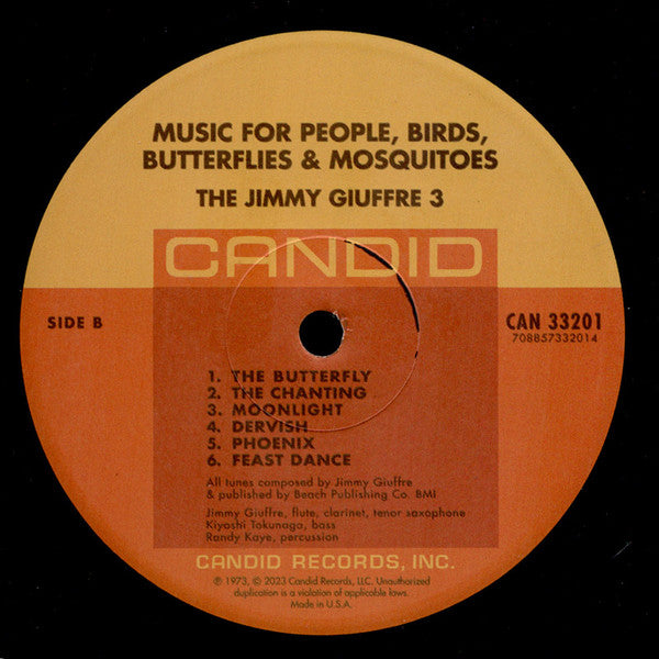The Jimmy Giuffre Trio - Music For People, Birds, Butterflies & Mosquitoes | Mint (M) Mint (M) - JAZZ *SEALED*
