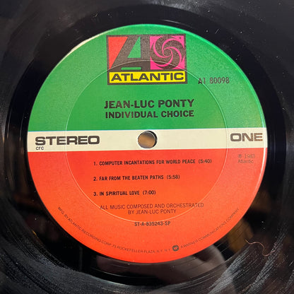 Individual Choice (VINYL) | Near Mint (NM) Near Mint (NM) - JAZZ\