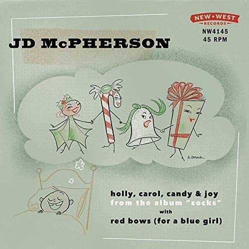 Holly, Carol, Candy & Joy / Red Bows (For A Blue Girl) Snow Globe Vinyl (Clear With White Splatter) RSD BF Exclusive Ltd. 1500 |