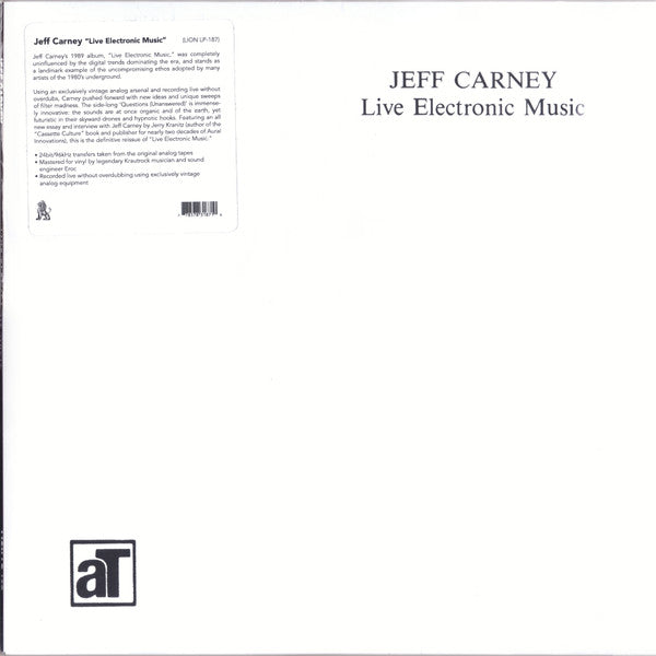 Live Electronic Music | Mint (M) Mint (M) - EXPERIMENTAL *NEW*