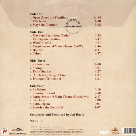 Fargo Year 4 (Soundtrack From The MGM / FXP Series) | Mint (M) Mint (M) - SOUNDTRACK *COLOR*
