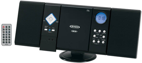 JENSEN JEN-JMC-180A Wall Mountable Vertical Loading CD Player with Stereo Speakers |