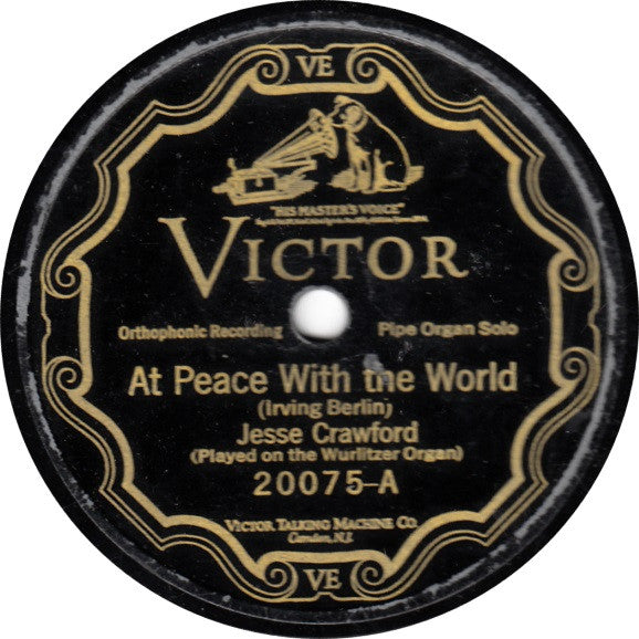 At Peace With The World / Valencia | Very Good Plus (VG+) Generic