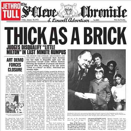 Thick As a Brick (180 Gram Vinyl) |