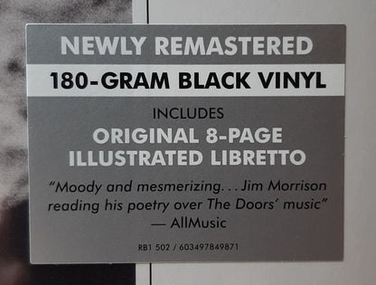 Jim Morrison, The Doors An American Prayer - Music By The Doors Elektra LP, Album, RE, RM, Gat Mint (M) Mint (M)