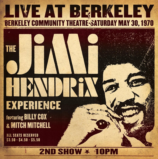 Jimi Hendrix Experience Live at Berkeley (VINYL) | Mint (M) Mint (M) - ROCK *SEALED*