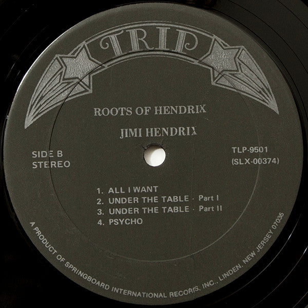 Jimi Hendrix Roots Of Hendrix Trip LP, Album, Pos Near Mint (NM or M-) Very Good Plus (VG+)