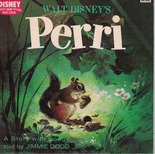 Jimmie Dodd, Darlene Gillespie Walt Disney's Perri Disneyland 7", EP Very Good Plus (VG+) Very Good Plus (VG+)