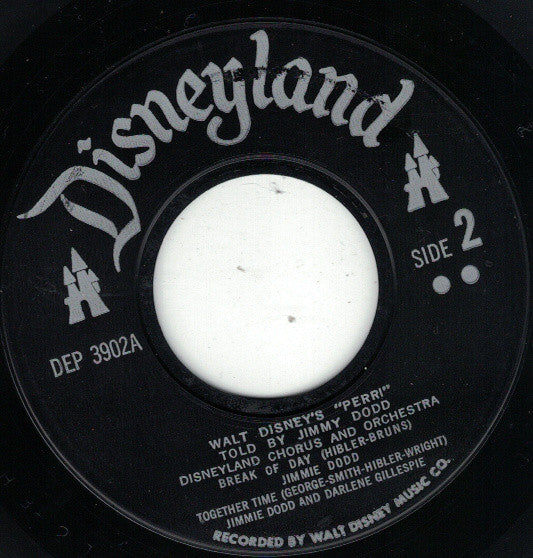 Jimmie Dodd, Darlene Gillespie Walt Disney's Perri Disneyland 7", EP Very Good Plus (VG+) Very Good Plus (VG+)
