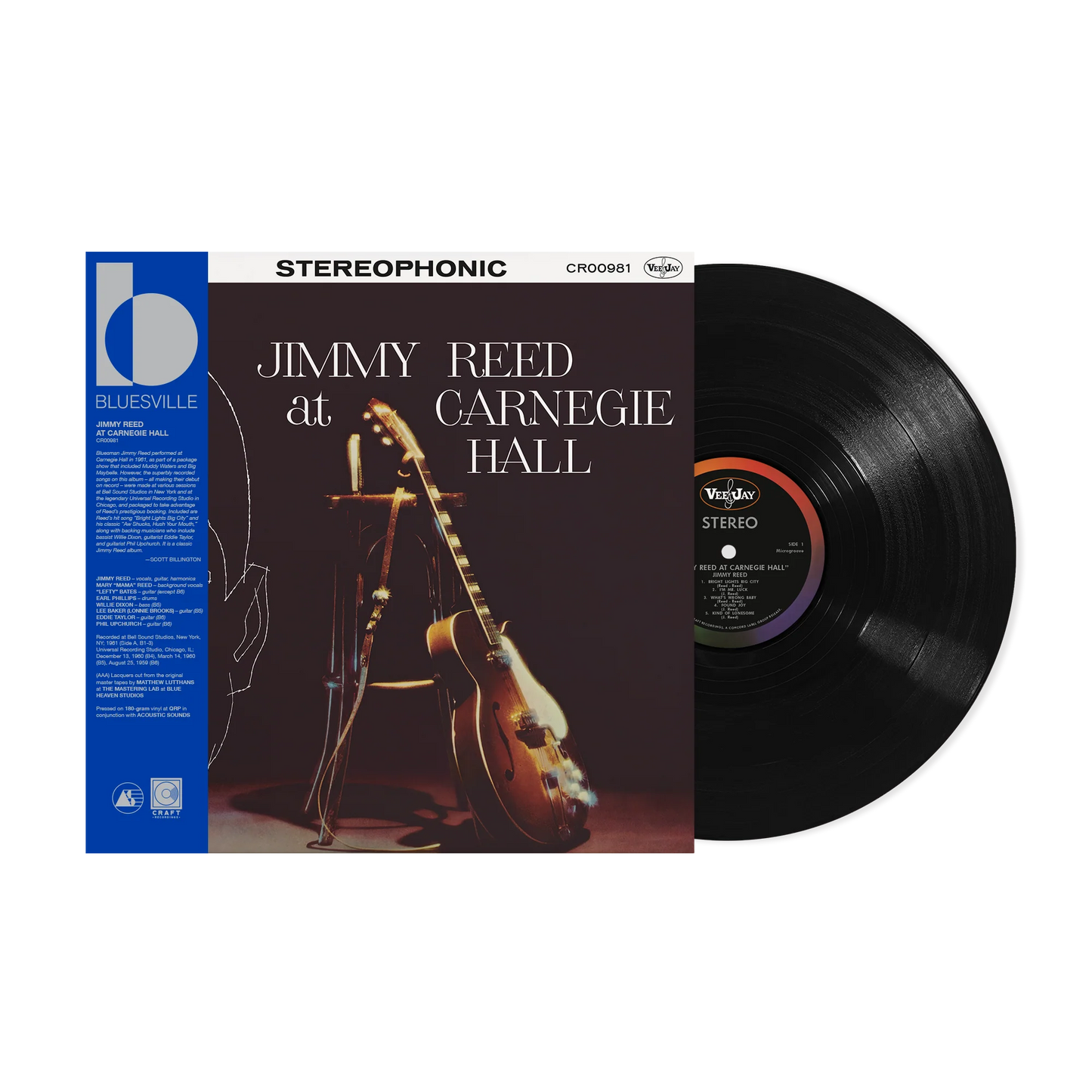 Jimmy Reed - Jimmy Reed At Carnegie Hall (Bluesville Acoustic Sounds Series) [180G LP] |