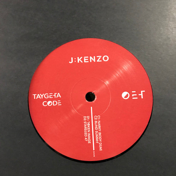 J:Kenzo Taygeta Code Artikal Music UK 2x12", Album Mint (M) Mint (M)