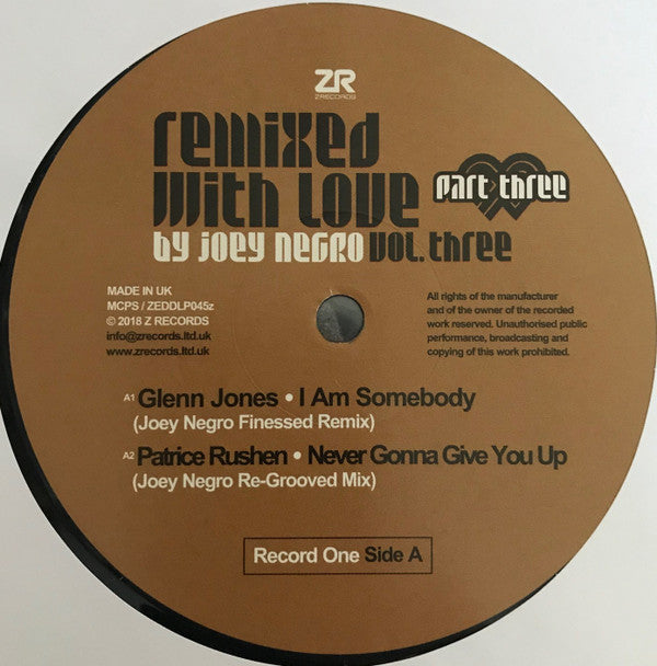 Remixed With Love By Joey Negro (Vol. Three) (Part Three) | Mint (M) Mint (M)