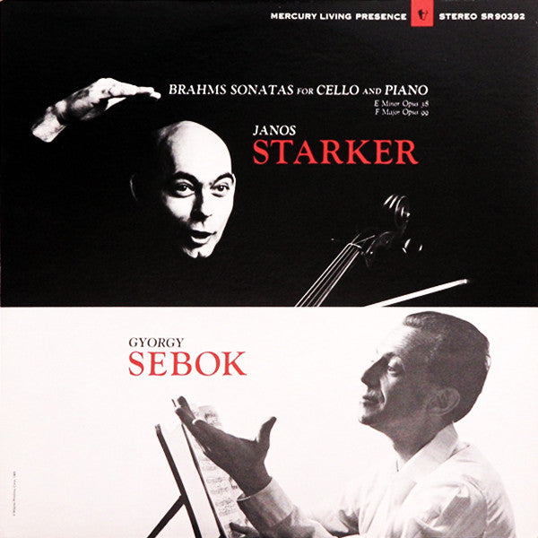 Johannes Brahms, János Starker, Gyorgy Sebok - Cello And Piano Sonatas |