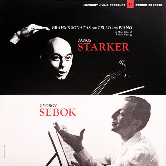 Johannes Brahms, János Starker, Gyorgy Sebok - Cello And Piano Sonatas |