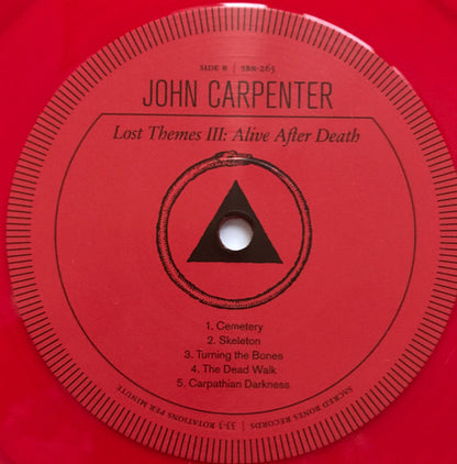 John Carpenter - Lost Themes III: Alive After Death | Mint (M) Mint (M) - SOUNDTRACK *COLOR*