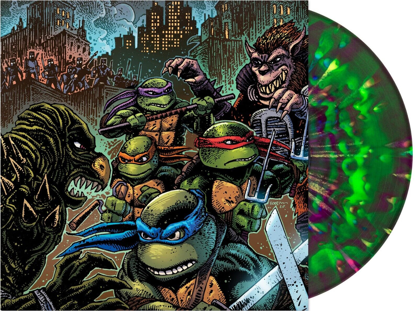 Teenage Mutant Ninja Turtles Part II (Green Vinyl Soundtrack) | Mint (M) Mint (M) - SOUNDTRACK *COLOR*