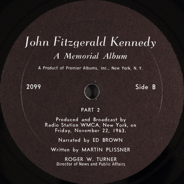 John F. Kennedy A Memorial Album Premier (7) LP, Album Near Mint (NM or M-) Near Mint (NM or M-)