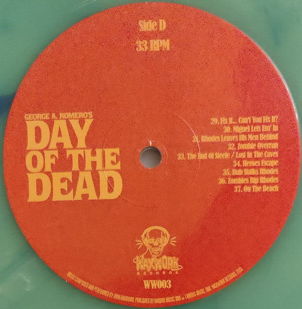 John Harrison (6) George A. Romero's Day Of The Dead Waxwork Records LP, Cle + LP, Tea + Album, RE, RM, RP, Zom Mint (M) Mint (M)