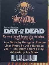 John Harrison (6) George A. Romero's Day Of The Dead Waxwork Records LP, Cle + LP, Tea + Album, RE, RM, RP, Zom Mint (M) Mint (M)