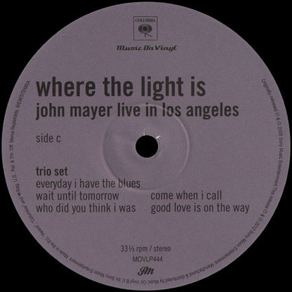 Where The Light Is: John Mayer Live In Los Angeles | Mint (M) Mint (M) - ALT/INDIE *SEALED*