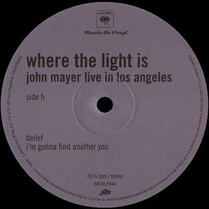 Where The Light Is: John Mayer Live In Los Angeles | Mint (M) Mint (M) - ALT/INDIE *SEALED*