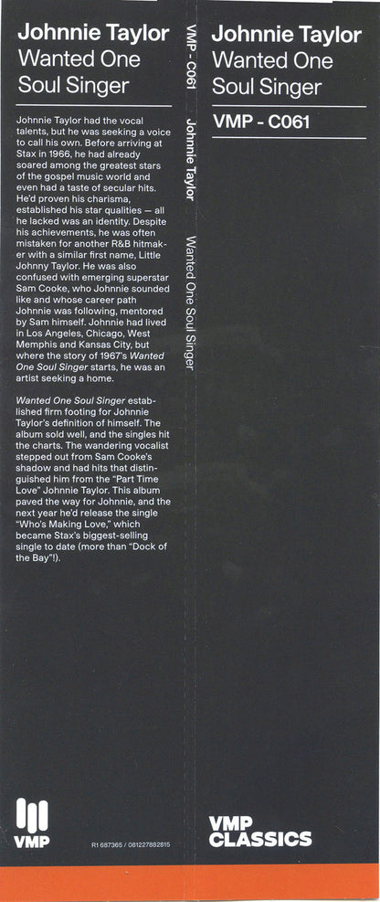 Wanted One Soul Singer | Mint (M) Mint (M) - FUNK *VMP*