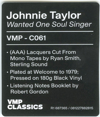 Wanted One Soul Singer | Mint (M) Mint (M) - FUNK *VMP*
