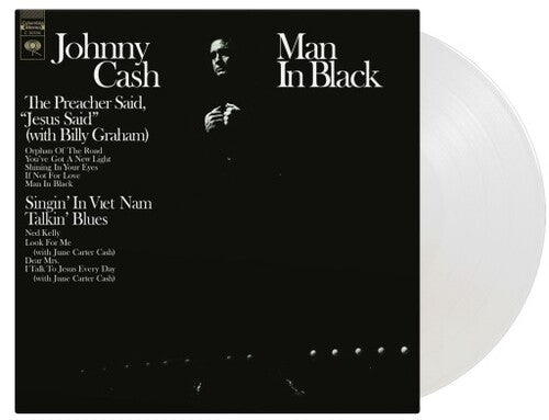 Man In Black (Limited Edition, 180 Gram Crystal Clear Vinyl) [Import] | Mint (M) Mint (M) - COUNTRY *SEALED*