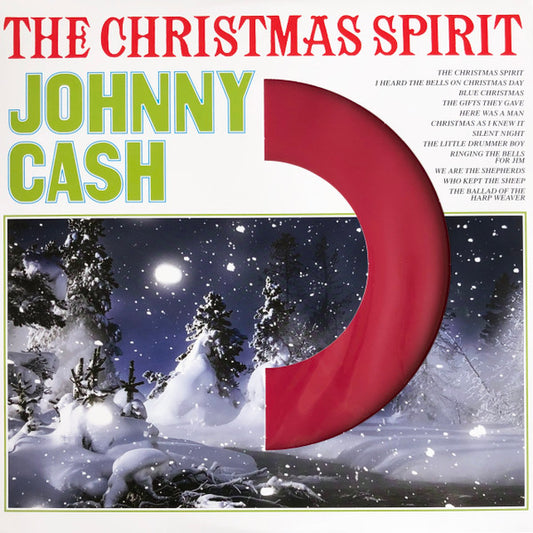 Johnny Cash The Christmas Spirit DOL LP, Album, RE, Red Mint (M) Mint (M)