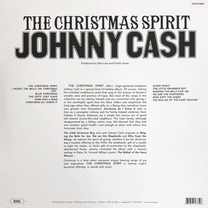 Johnny Cash The Christmas Spirit DOL LP, Album, RE, Red Mint (M) Mint (M)