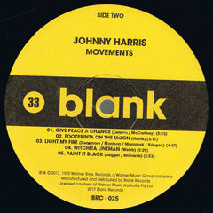 Johnny Harris Movements Blank Recording Co LP, Album, Ltd, RE Mint (M) Mint (M)