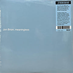 Jon Brion Meaningless Jealous Butcher Records LP, Album, Blu Mint (M) Mint (M)
