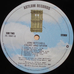 Joni Mitchell Court And Spark Asylum Records LP, Album, Spe Very Good Plus (VG+) Very Good Plus (VG+)