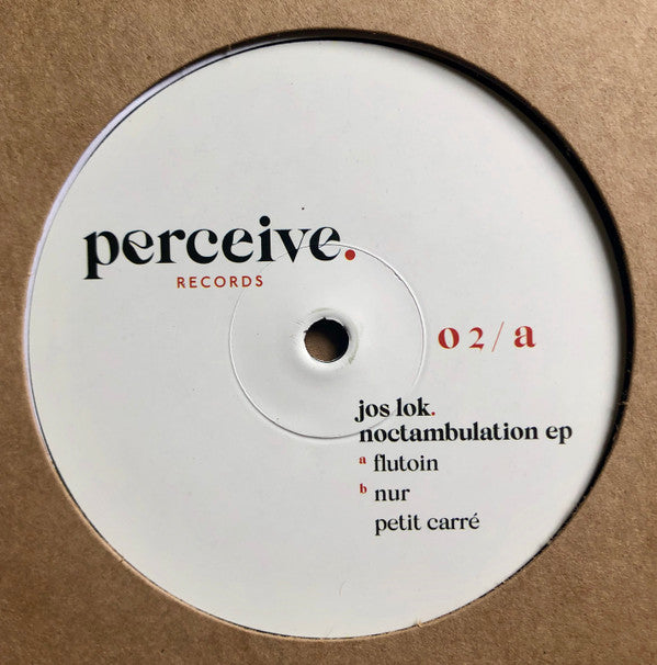 Jos Lok Noctambulation EP Perceive Records 12", EP Mint (M) Generic
