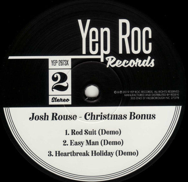 Josh Rouse The Holiday Sounds Of Josh Rouse Yep Roc Records LP Mint (M) Mint (M)