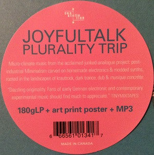 JOYFULTALK Plurality Trip Constellation LP, Album, 180 Mint (M) Mint (M)
