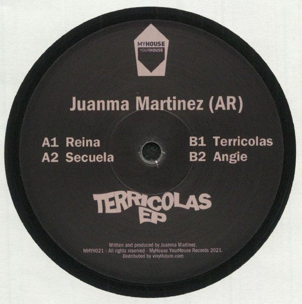 Juanma Martinez Terricolas EP MyHouse YourHouse 12" Mint (M) Generic